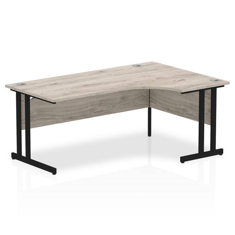 Impulse 1800mm Right Crescent Desk Cantilever Leg