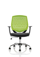 Dura Medium Back Mesh Office Chair with Arms - Nylon Backrest