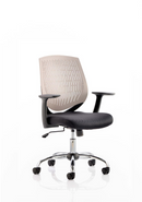 Dura Medium Back Mesh Office Chair with Arms - Nylon Backrest