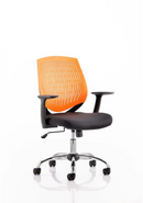 Dura Medium Back Mesh Office Chair with Arms - Nylon Backrest
