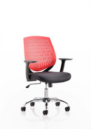 Dura Medium Back Mesh Office Chair with Arms - Nylon Backrest