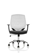 Dura Medium Back Mesh Office Chair with Arms - Nylon Backrest
