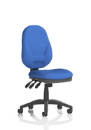 Dynamic Office Solutions Eclipse Plus XL black fabric ergonomic task chair with triple lever and adjustable arms
