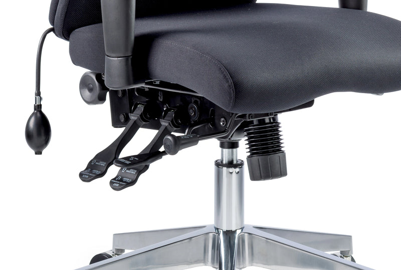 Jet 24 Hour Heavy Duty Ergonomic Office Chair - 23.5 Stone