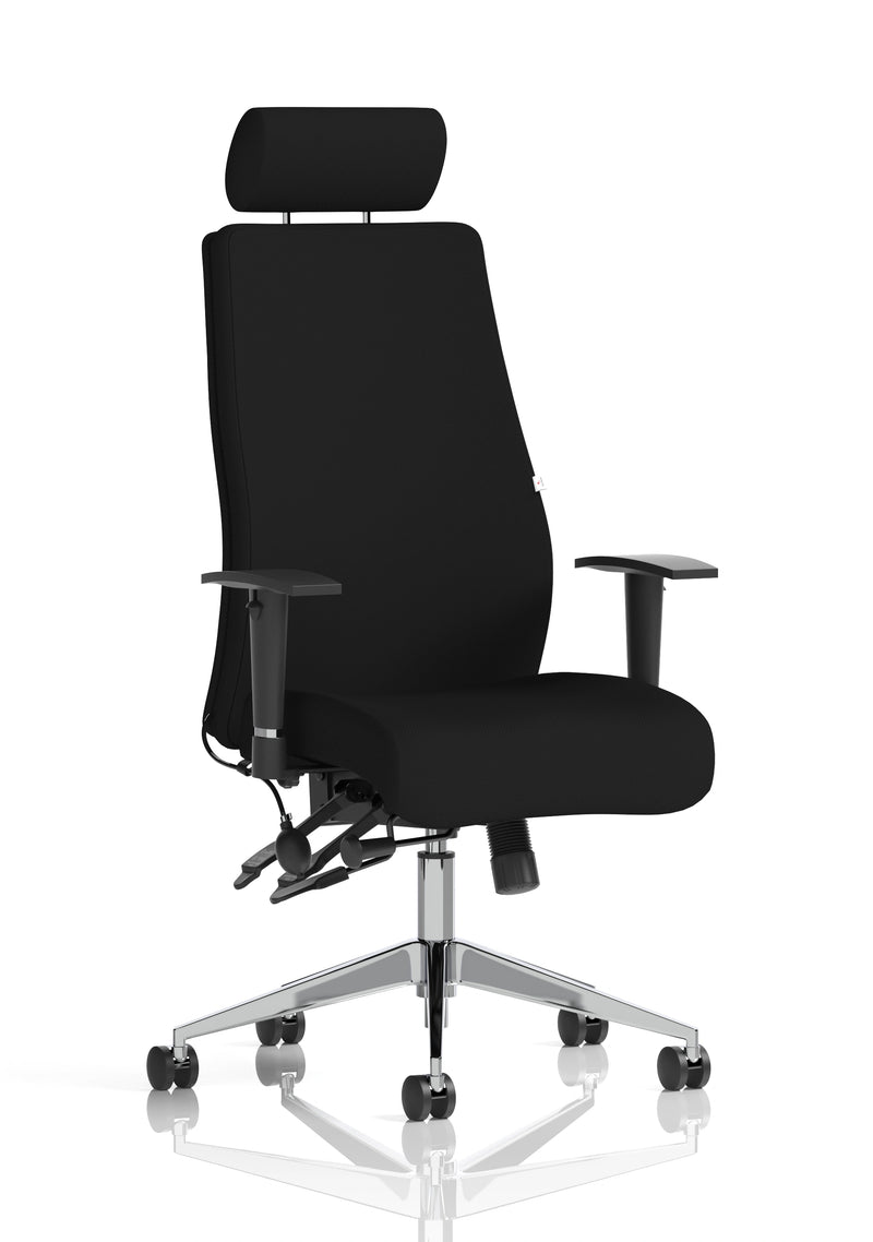 Jet 24 Hour Heavy Duty Ergonomic Office Chair - 23.5 Stone