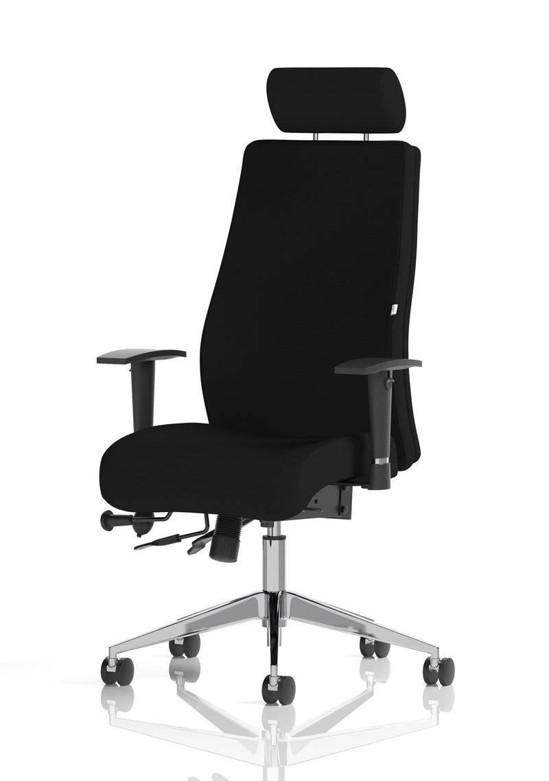Jet 24 Hour Heavy Duty Ergonomic Office Chair - 23.5 Stone