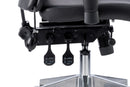 Jet 24 Hour Heavy Duty Leather Ergonomic Chair - 23.5 Stone