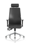 Jet 24 Hour Heavy Duty Leather Ergonomic Chair - 23.5 Stone