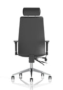 Jet 24 Hour Heavy Duty Leather Ergonomic Chair - 23.5 Stone