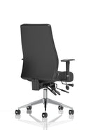 Jet 24 Hour Heavy Duty Leather Ergonomic Chair - 23.5 Stone