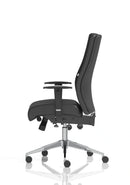 Jet 24 Hour Heavy Duty Leather Ergonomic Chair - 23.5 Stone