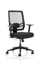 Dynamic Office Solutions Ergo Twist High Mesh Back Ergonomic Chair with Adaptive Pivot in black and mesh fabric
