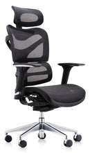 Dynamic Dorsum Executive Mesh Office Chair in black, featuring ergonomic design, high-back support, and 3D adjustable arms
