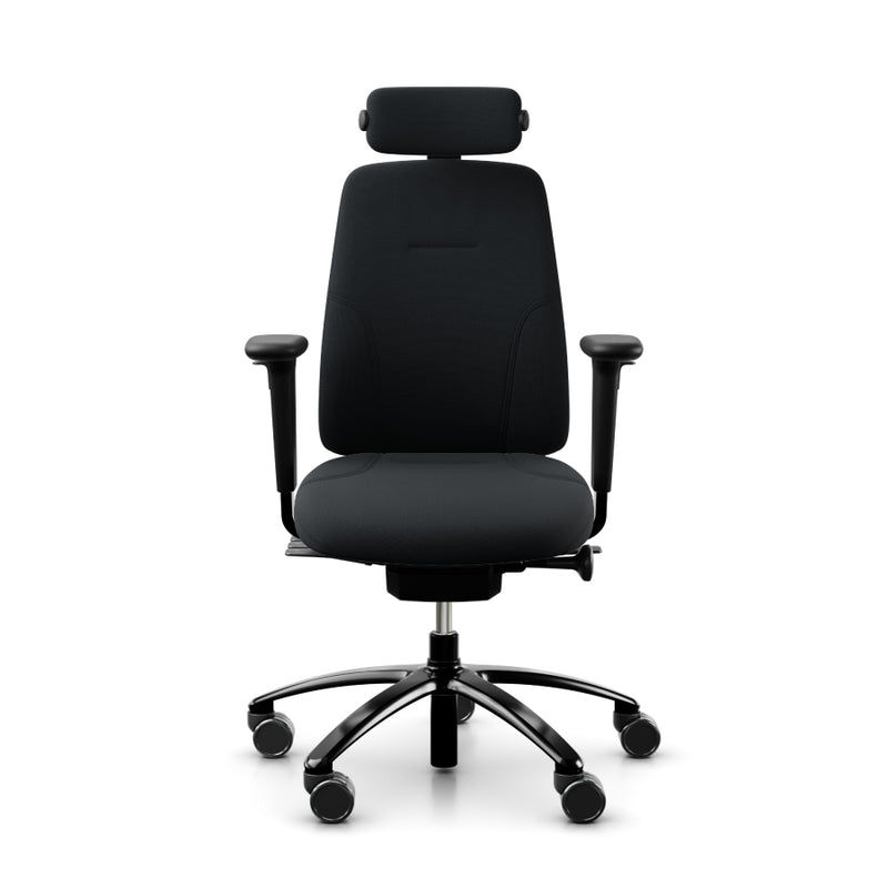 RH New Logic 200 Ergonomic Office Chair - Black - Quick Ship