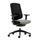 Senator Freeflex black mesh ergonomic office chair with graphite base and no armrests