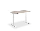 Black Flyga dual motor standing desk with 3-stage height adjustment and 100kg capacity