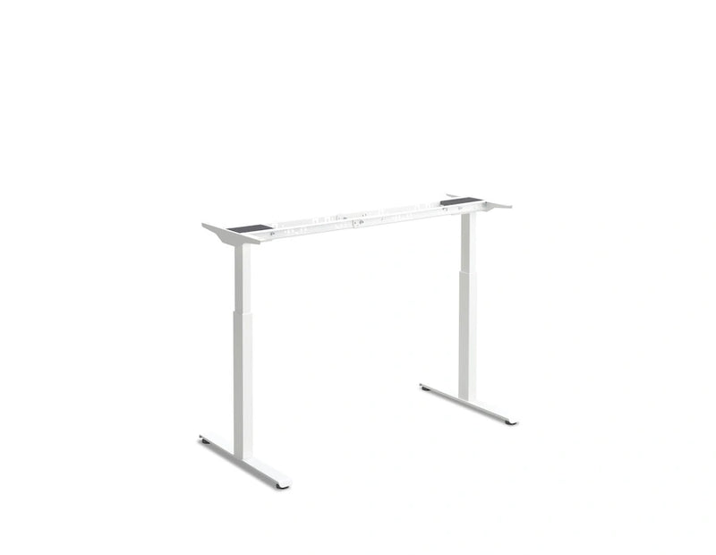 Black Lavoro Rusa dual motor standing desk with Scandinavian design and height adjustable feature.