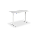 Black Lavoro Rusa dual motor standing desk with Scandinavian design, height adjustable from 705 to 1185mm.