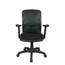Lockwoodhume Cavalier High Back Mesh Office Chair with adjustable lumbar support in black mesh fabric