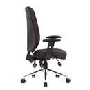 Chiro High Back Ergonomic Office Chair in black, featuring a supportive design, 3-lever mechanism, and chiropractor approval