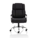 Dynamic Dallas Heavy Duty Office Chair in black leather with 600mm wide seat and 222kg capacity