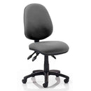Holt 3 Task Operator Chair in black, designed for 20-25 stone users, featuring a sturdy frame and ergonomic design.