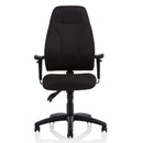 Esme black fabric ergonomic posture chair with adjustable arms and lumbar support, Lockwoodhume brand