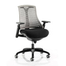 Flex Task Operator Chair - Synchro Tilt Mesh Back - Black Frame