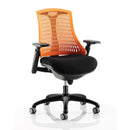 Dynamic Office Solutions Flex Task Operator Chair with synchro tilt, mesh back, and black frame