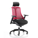 Flex Task Operator Chair - Synchro Tilt Mesh Back - Black Frame