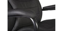 Bariatric Goliath heavy duty leather office chair in black, 27 stone capacity, by Lockwoodhume, with adjustable features