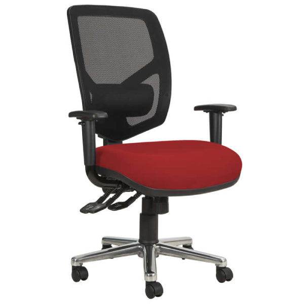 Haddon Mesh Bariatric Office Chair 35 Stone