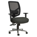 Haddon Mesh Bariatric Office Chair in blue with supportive mesh back, designed for 35 stone capacity by Steelco