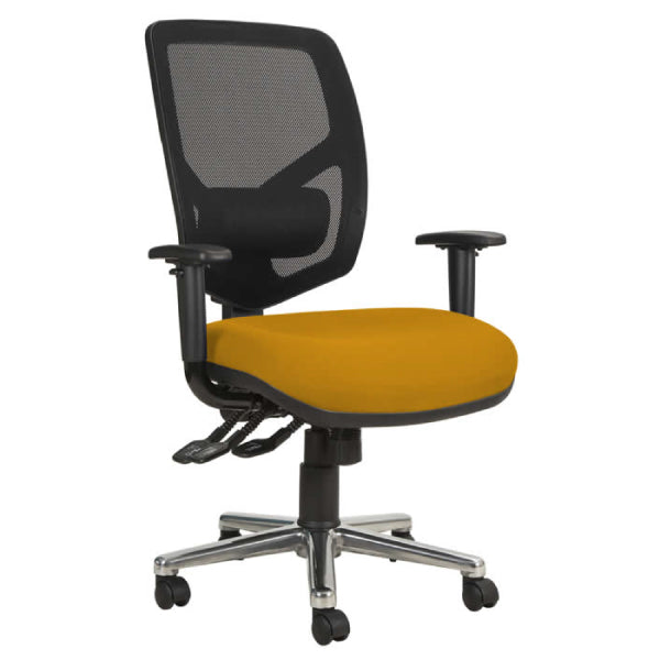 Haddon Mesh Bariatric Office Chair 35 Stone