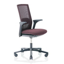 hag futu mesh office chair aubergine2