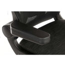 Heavy-duty black bariatric office chair by Lockwoodhume, suitable for 35 stone, designed for 24-hour use.