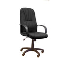 Blue fabric high back office chair by Lockwoodhume, designed for heavyweights, stylish and comfortable.