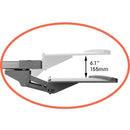 Emantis Glider Ergonomic Keyboard Tray Tilt, Swivel, Slide