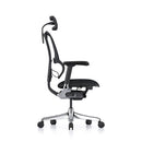 Ergohuman Mirus Elite mesh office chair in black with adjustable headrest for ergonomic support 3