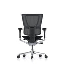 Ergohuman Mirus Elite black mesh ergonomic office chair with adjustable features for big and tall users 3