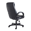 Nantes High Back Managers Chair - Black Faux Leather