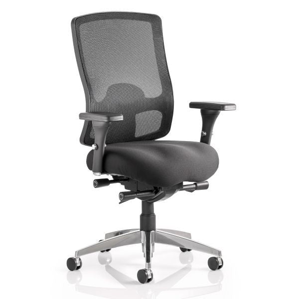 Regent Mesh Heavy Duty Office Chair 32 Stone