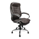 Santiago Luxury Leather Heavy Duty Office Chair 24 Stone
