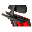 Teknik Rapport Mesh Back Office Chair with Headrest - Red