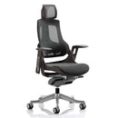 Zure Executive Black Mesh Office Chair