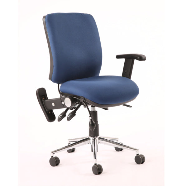 Chiro Medium Back Office Chair With Folding Arms